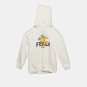 Fendi X Frgmt X Pok&eacute;mon White Printed Cotton Hoodie 12 Yrs